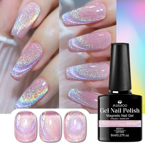 Rainbow cat eye magnetic gel - eye,