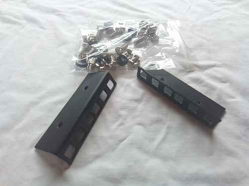 Rack mount rails screws - mount, and