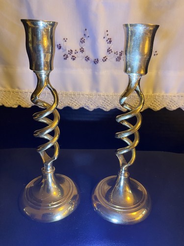 Vintage brass barley twist - barley,