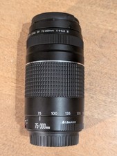 Canon EF 75-300mm f/4-5.6 III Zoom Lens Barely used