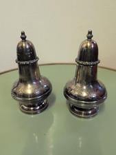 Silver Plated Salt And Pepper