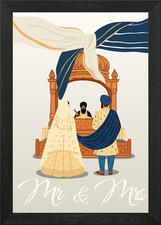 Sikh Wedding Gift Framed Wall