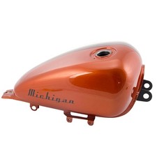 Fuel Tank Orange for ZS125-79-E4 Petrol Metal Street Motorcycle Painted 13.5 L