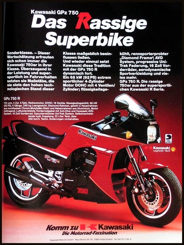 Kawasaki gpz 750 original - r,,