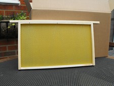 DN1 National/WBC Frames (seconds)with Wired Beeswax Foundation. Assembled Qty 10