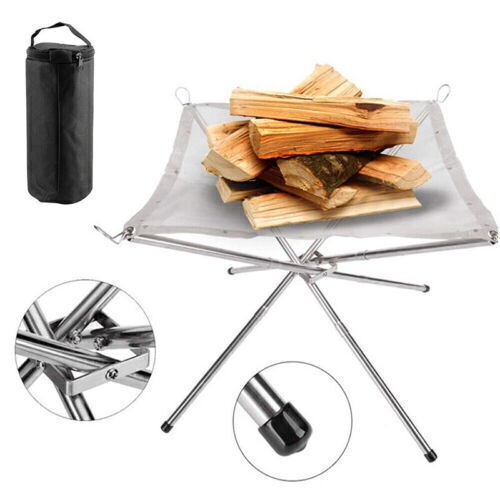 Foldable mesh fire pit - foldable,