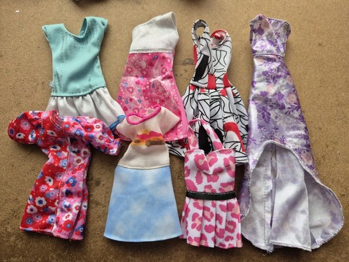 Barbie doll sized dresses - barbie,
