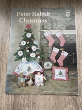Peter Rabbit Cross Stitch Pattern Booklet Christmas Beatrix Potter Vintage