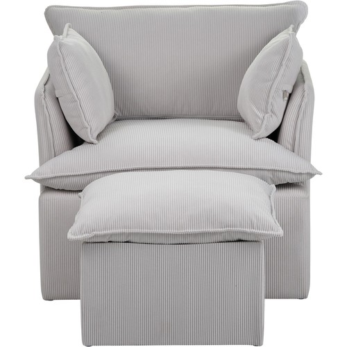 Armchair with stool - armchair,