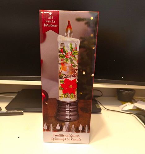 Christmas glitter spinning led - spinning,
