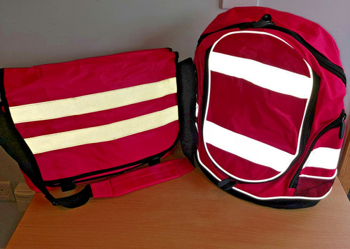 High vis pink rucksack - vis,