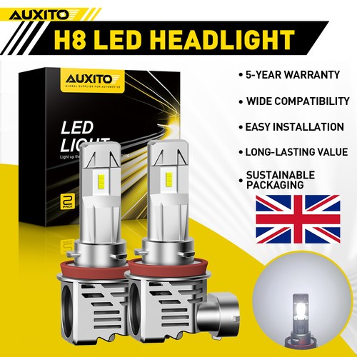 2pcs auxito 30w - h8, led
