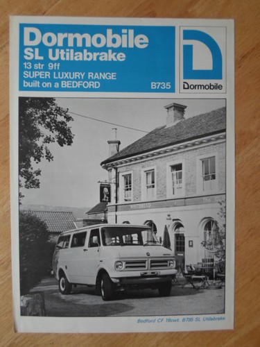 Bedford dormobile sl - cf,