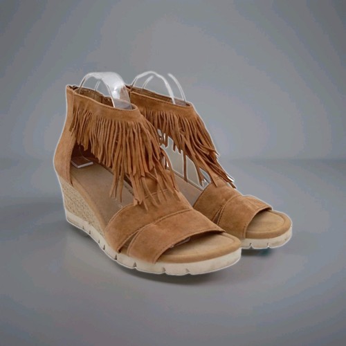 Gabor western suede wedge - western,