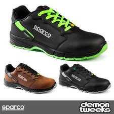 Sparco Targa S3S ESD Safety Shoes / Trainers - Leather Upper (Mechanic / Garage)