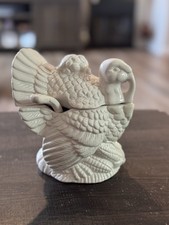 White Ceramic Turkey-shaped