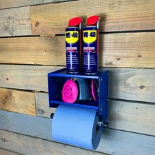 Blue Roll Industrial Cleaning Supplies Paper Towel Holder Dispenser Shelf DIY