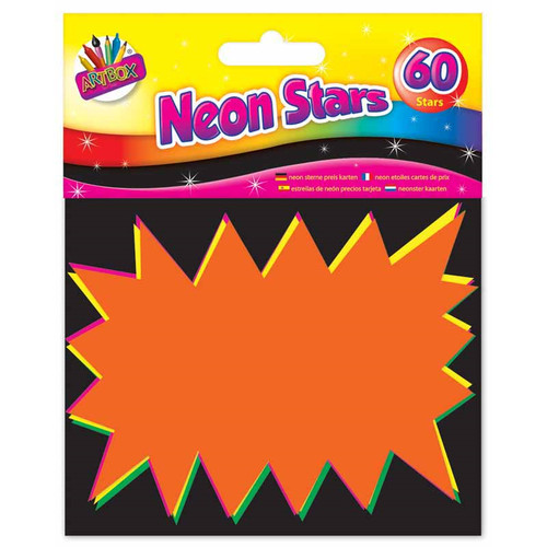 Fluorescent flash stars - flash,