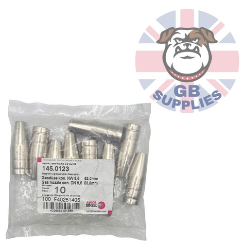 Binzel gas nozzle con - binzel, 9.5mm