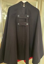 Vintage Wool Nurse Cape By