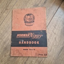 Vintage Norman Nippy Scooter Mk3 Mk4 Handbook