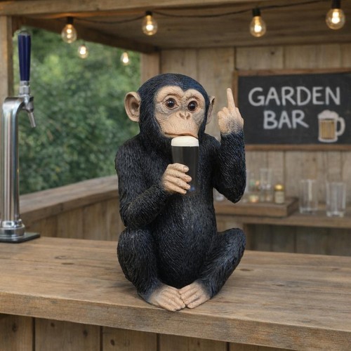Monkey with beer - beer, mcguinness