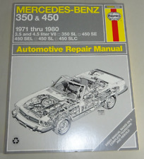 Repair instructions Mercedes Benz R107 C107 W116 350 450 SE SL SLC SEL, 1971-1980