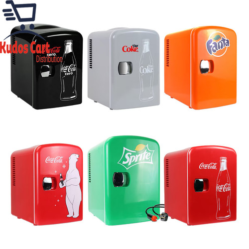 Coca cola mini fridge - fridge, can