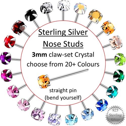 Straight nose stud 3mm claw - stud, |