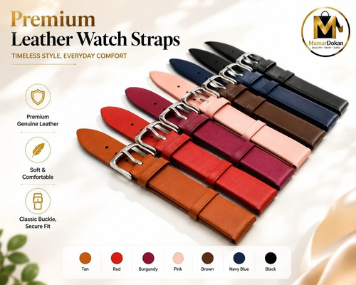 Genuine leather ladies watch - genuine,