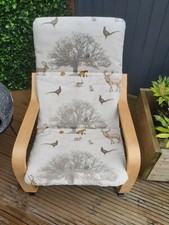 Ikea Poang Kids Chair Cover, slipcover, replacement cover, cushion, washable