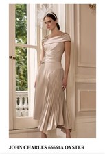 Gorgeous John Charles 66661A Oyster MOB MOG dress
