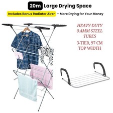3 Tier Clothes Airer Indoor