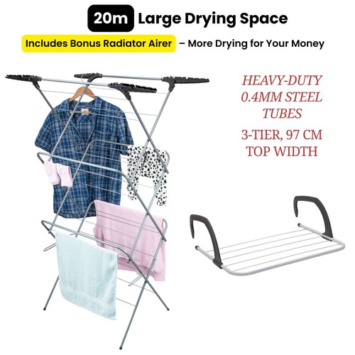 Tier clothes airer - 3,