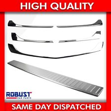 5 PCS CHROME FRONT GRILL TRIM COVER & REAR BUMPER GUARD S.STEEL FOR VITO W447