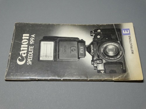 Canon speedlite 199a - canon,