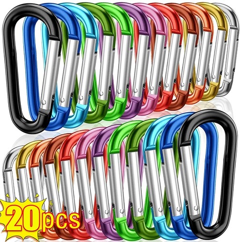 10x mini carabiner clips - 10x,