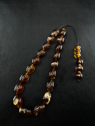 Rare black zebra amber - rare,