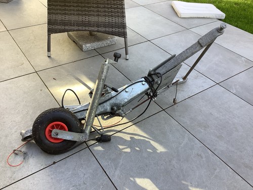 Tow bar frame a - a, car