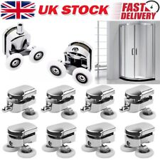 2/4/8 Pcs Top Bottom Shower Door Rollers Runners Wheels 19/23/25/27
