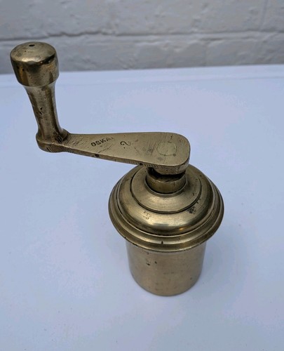 Vintage brass press oska - brass, press-