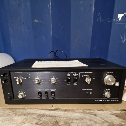 Uher 850 amplifier - vg,