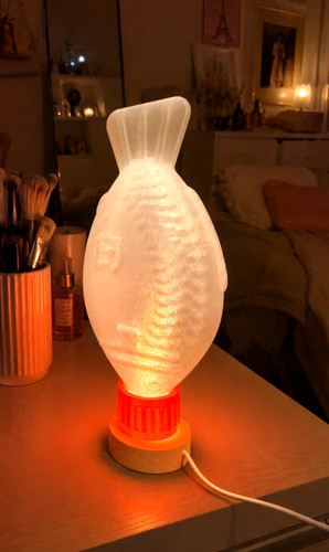 Japanese soy sauce fish lamp - japanese,