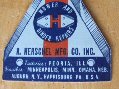Herschel mfg peoria il - herschel, co