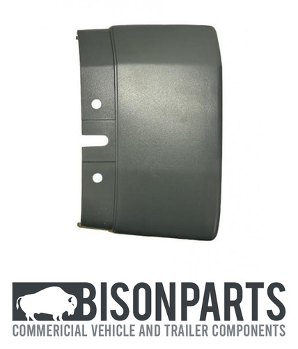 Grey front bumper end cap - bumper,