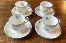 4 Handpainted ART DECO