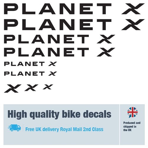 Planet 2026 bike decals - x,