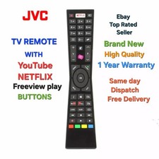 New Replacement RMC3231       RM-C3231 Remote Control for JVC Smart 4K LED TVs 