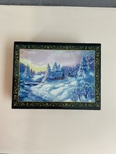 Vintage Black Lacquer Small