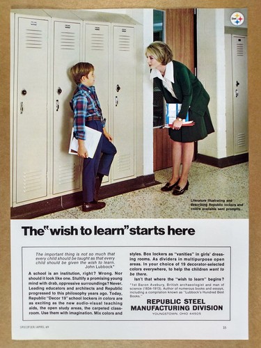 1969 republic steel - steel, school